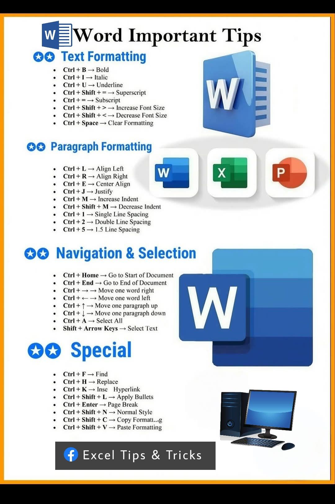 Microsoft Word Keyboard Shortcuts